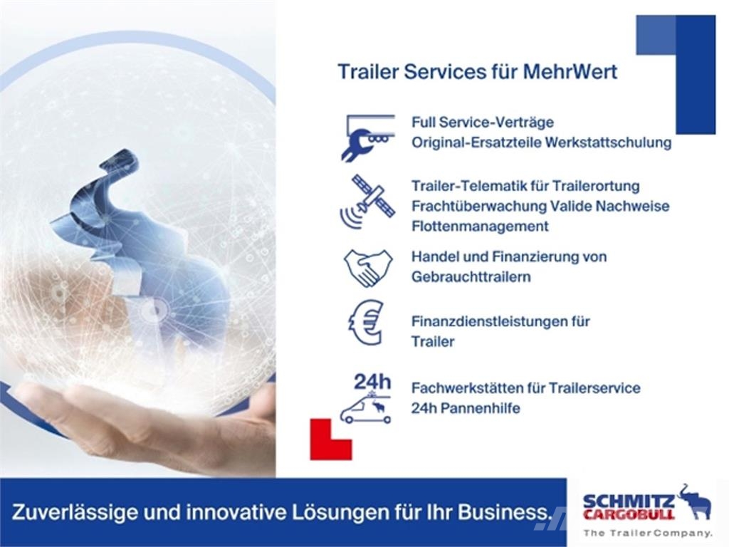 Schmitz Cargobull Tiefkühler Standard Doppelstock Trennwand Koel-vries opleggers