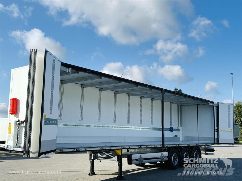 Schmitz Cargobull Trockenfrachtkoffer Faltwand Doppelstock Faltwandt Semirremolques con carrocería de caja