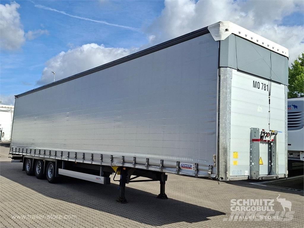 Schmitz Cargobull Curtainsider Mega GetrÃ¤nke نصف مقطورات بباب جانبي