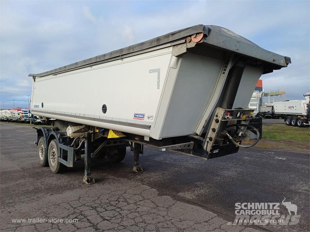 Schmitz Cargobull Kipper Alukastenmulde Thermomulde 24m³ Billenő félpótkocsik