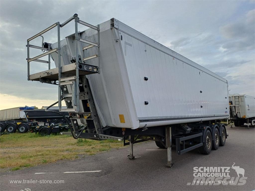 Schmitz Cargobull Kipper Alukastenmulde 52m³ ダンプセミトレーラー