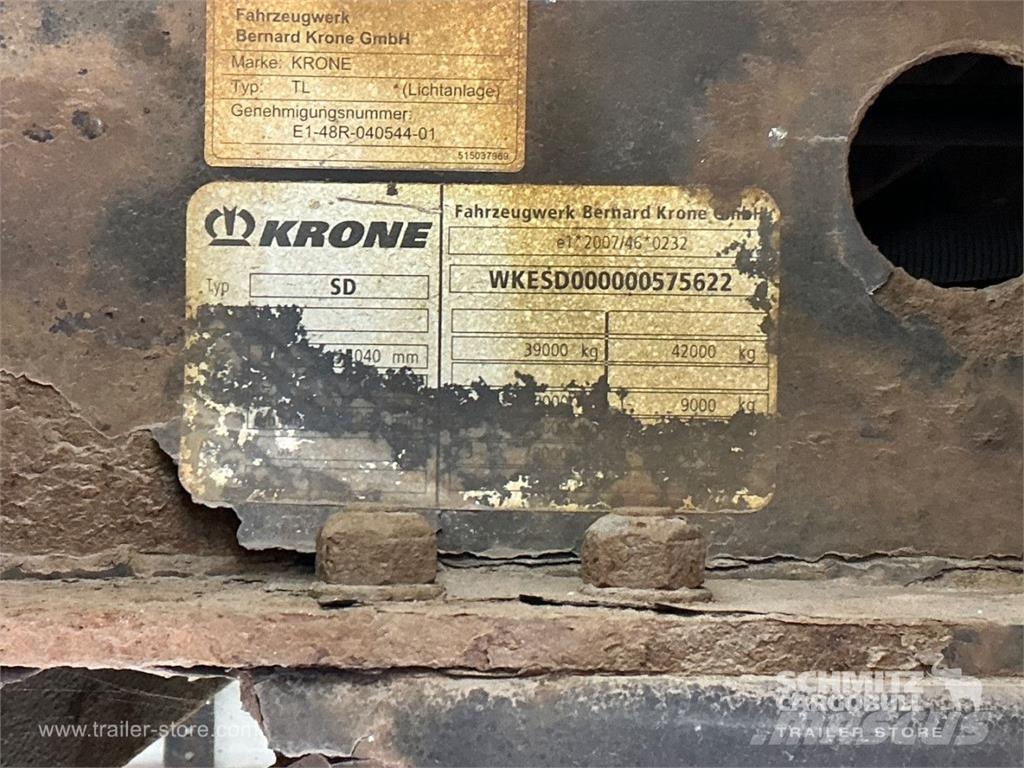 Krone Tiefkühler Standard Doppelstock Ladebordwand Ημιρυμούλκες ψυγείο