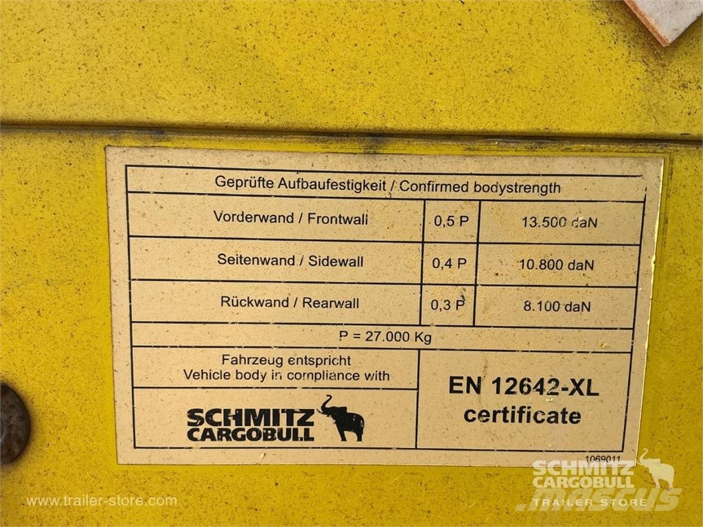 Schmitz Cargobull Curtainsider Mega نصف مقطورات بباب جانبي