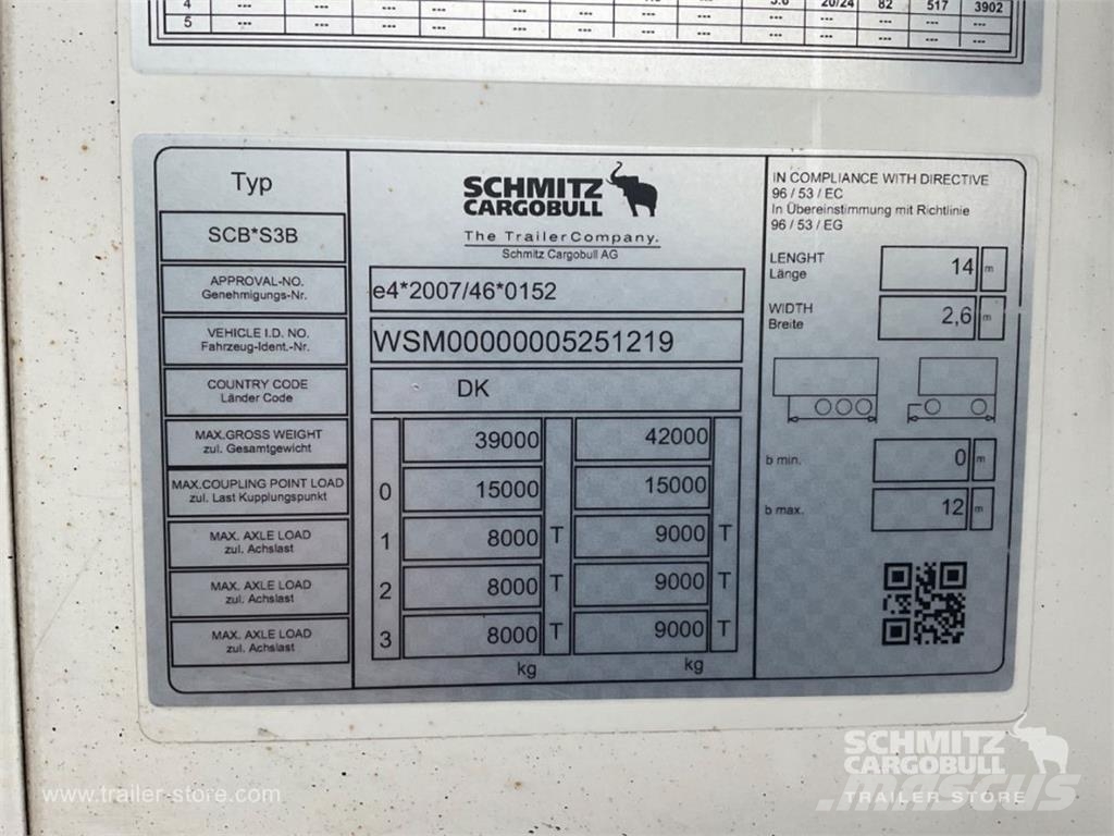 Schmitz Cargobull Tiefkühler Standard Doppelstock Naczepy chłodnie