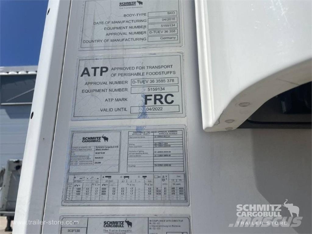 Schmitz Cargobull Semiremolque Frigo Standard نصف مقطورات بدرجة حرارة قابلة للضبط