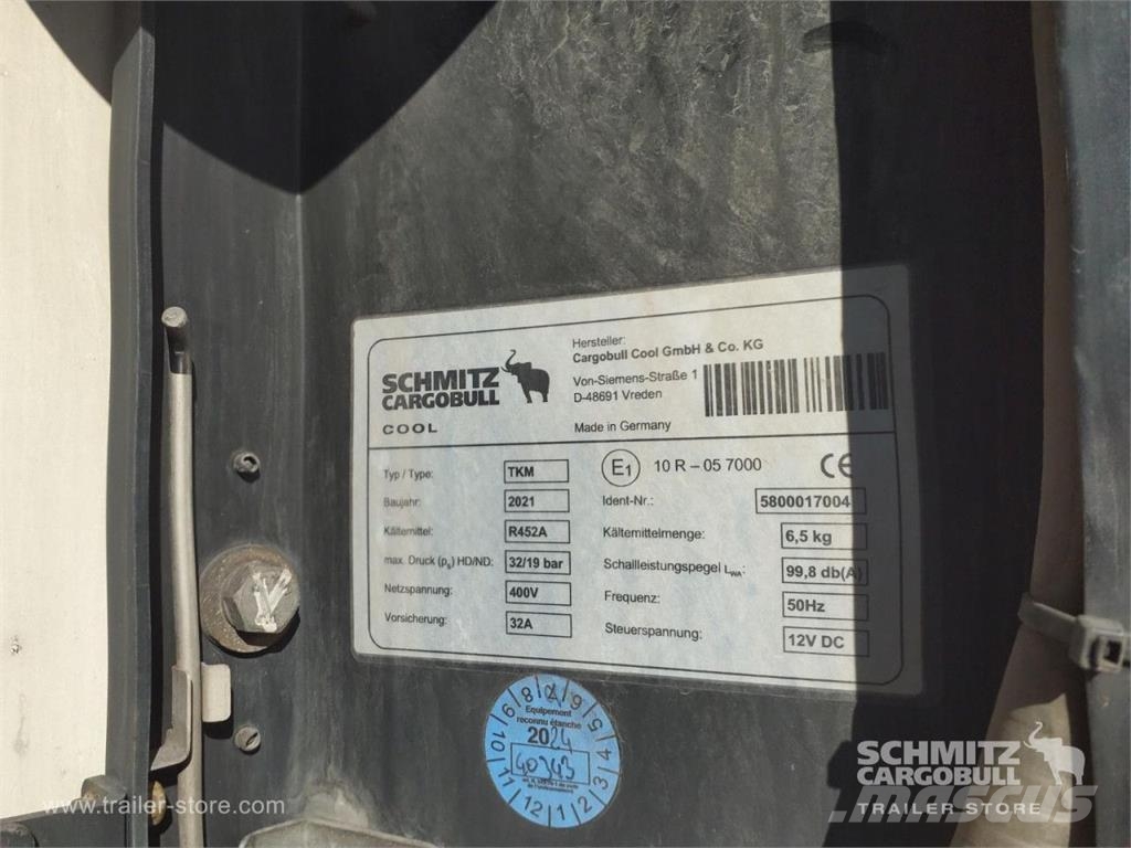Schmitz Cargobull Semitrailer Reefer Standard نصف مقطورات بدرجة حرارة قابلة للضبط