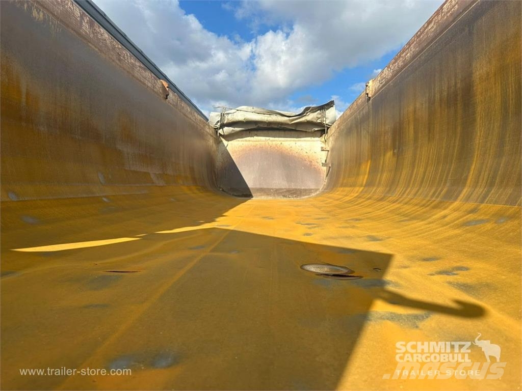 Schmitz Cargobull Semitrailer Tipper Steel half pipe body Kippers