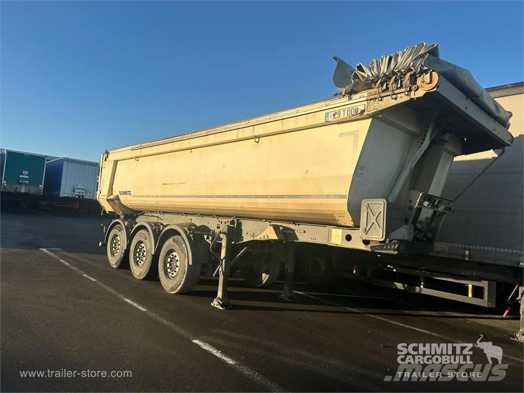 Schmitz Cargobull Semitrailer Tipper Steel half pipe body Kippers