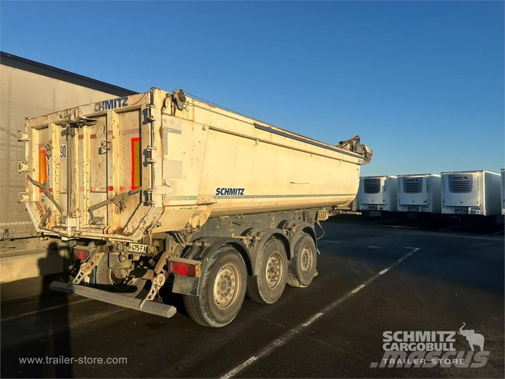 Schmitz Cargobull Semitrailer Tipper Steel half pipe body Kippers