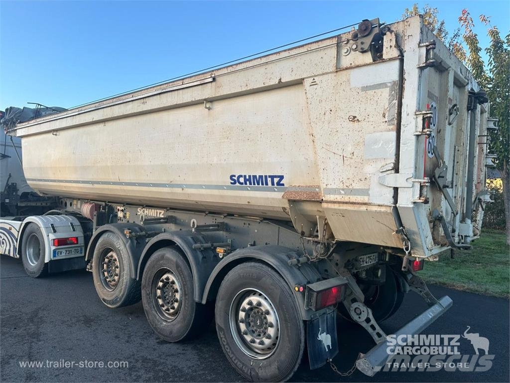 Schmitz Cargobull Semitrailer Tipper Steel half pipe body Kippers