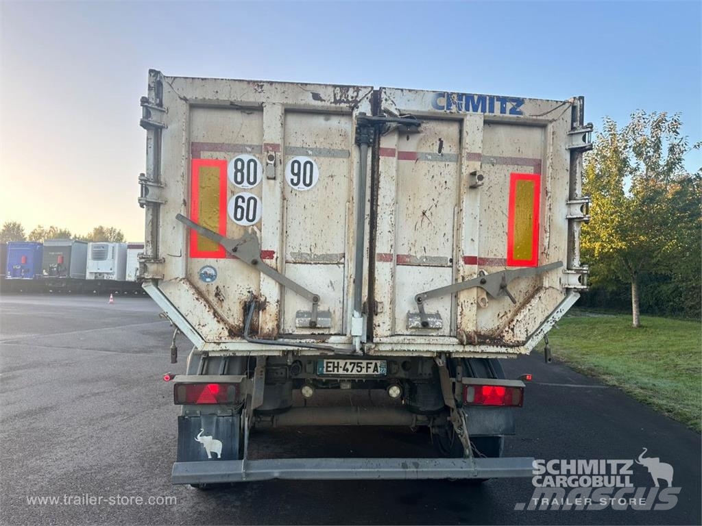 Schmitz Cargobull Semitrailer Tipper Steel half pipe body Kippers
