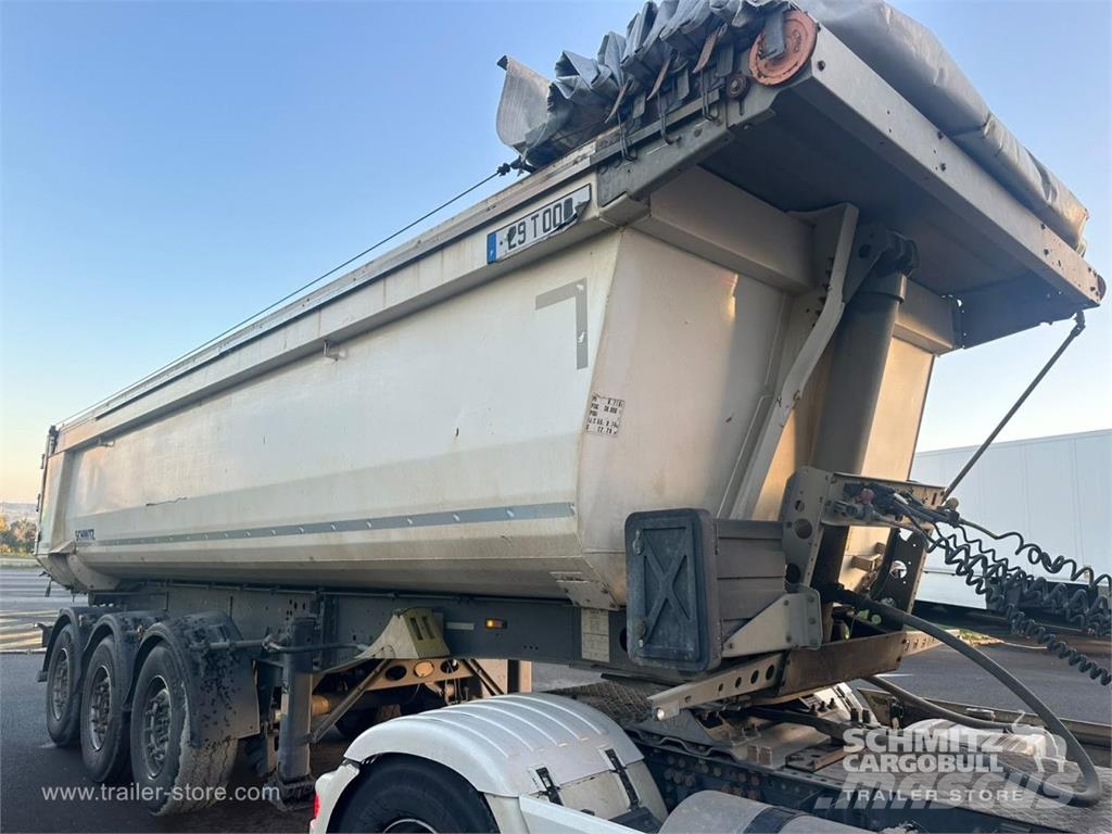 Schmitz Cargobull Semitrailer Tipper Steel half pipe body Kippers