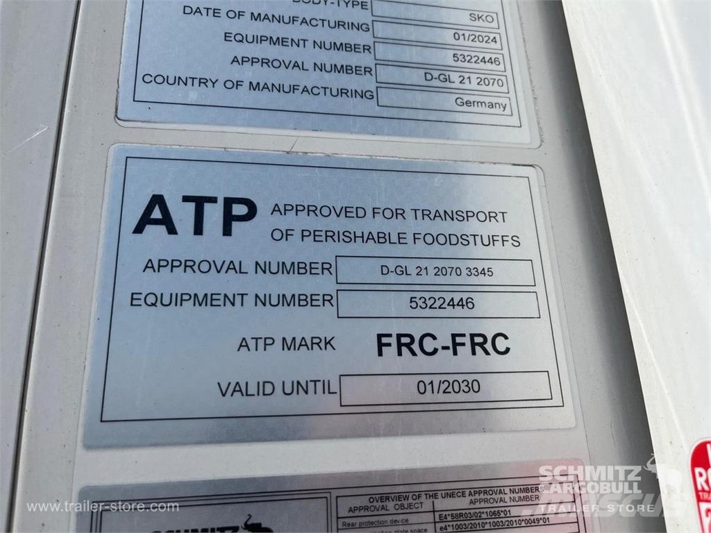 Schmitz Cargobull Reefer Multitemp Temperature controlled semi-trailers