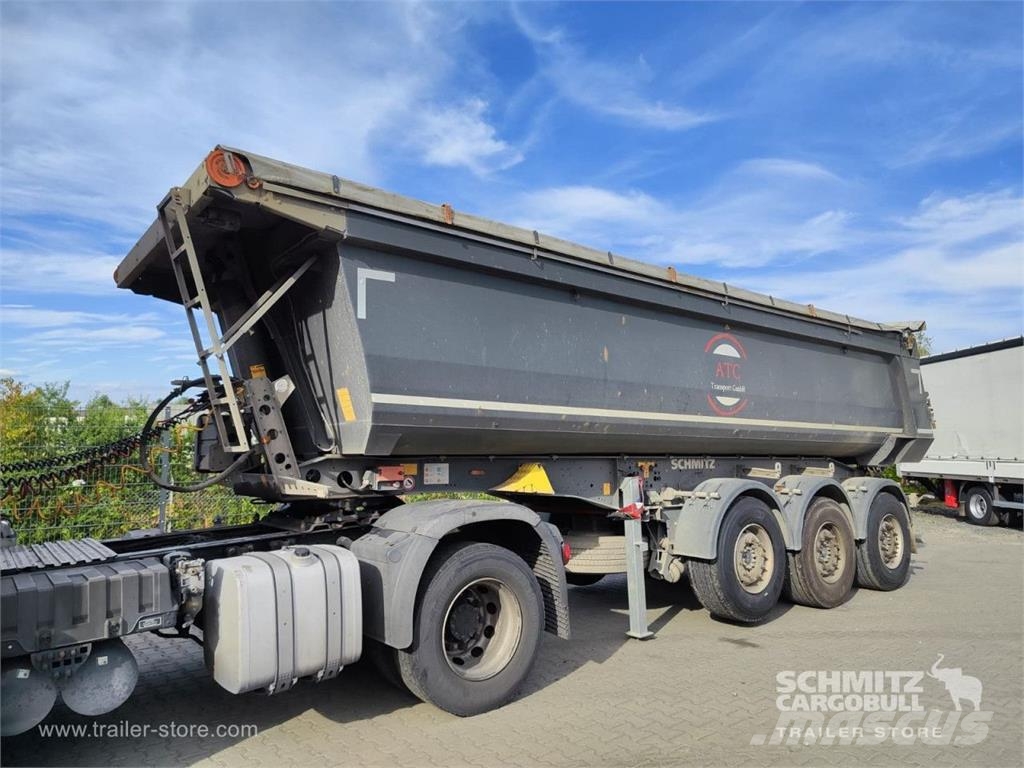 Schmitz Cargobull Tipper Steel half pipe body 25m³ Benne semi remorque
