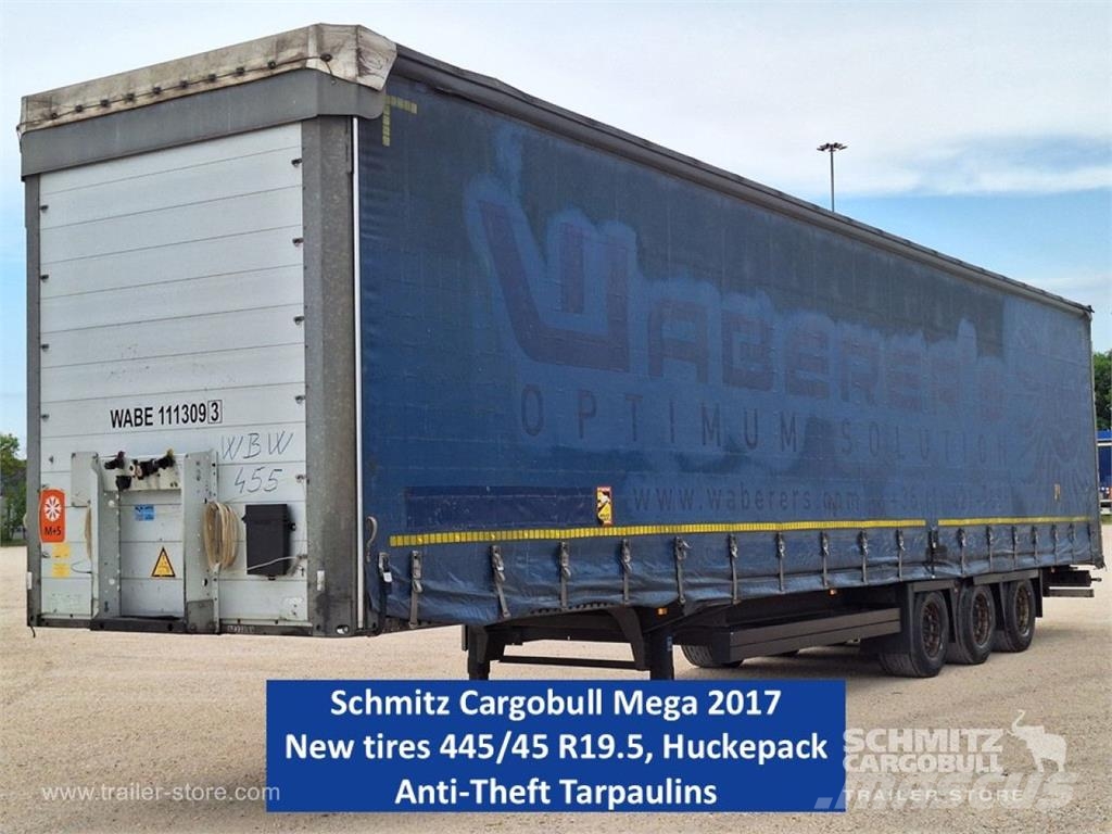 Schmitz Cargobull Curtainsider Mega Semirremolques de caja de lona