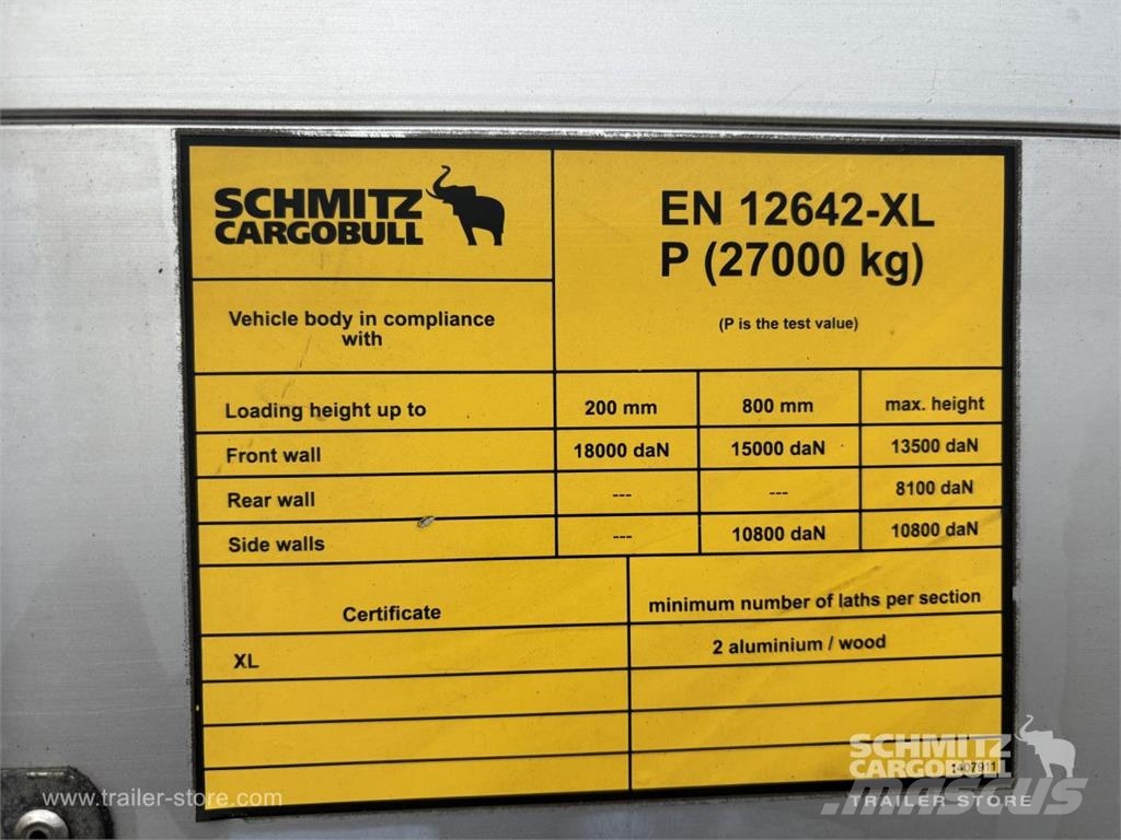 Schmitz Cargobull Curtainsider Standard Semirremolques con caja de lona