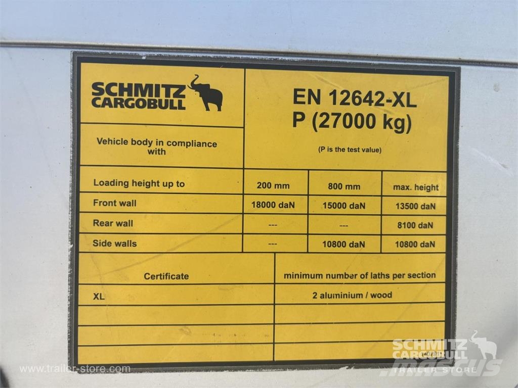 Schmitz Cargobull Curtainsider Standard Semirremolques con caja de lona