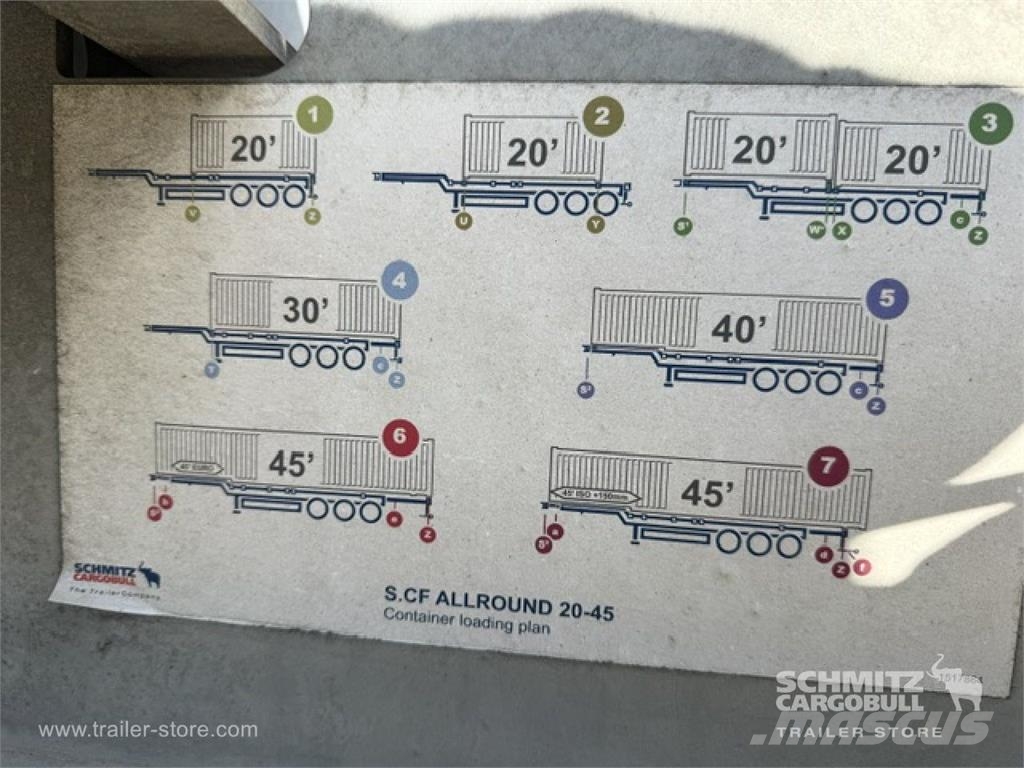 Schmitz Cargobull Containerchassis Standard Muud poolhaagised