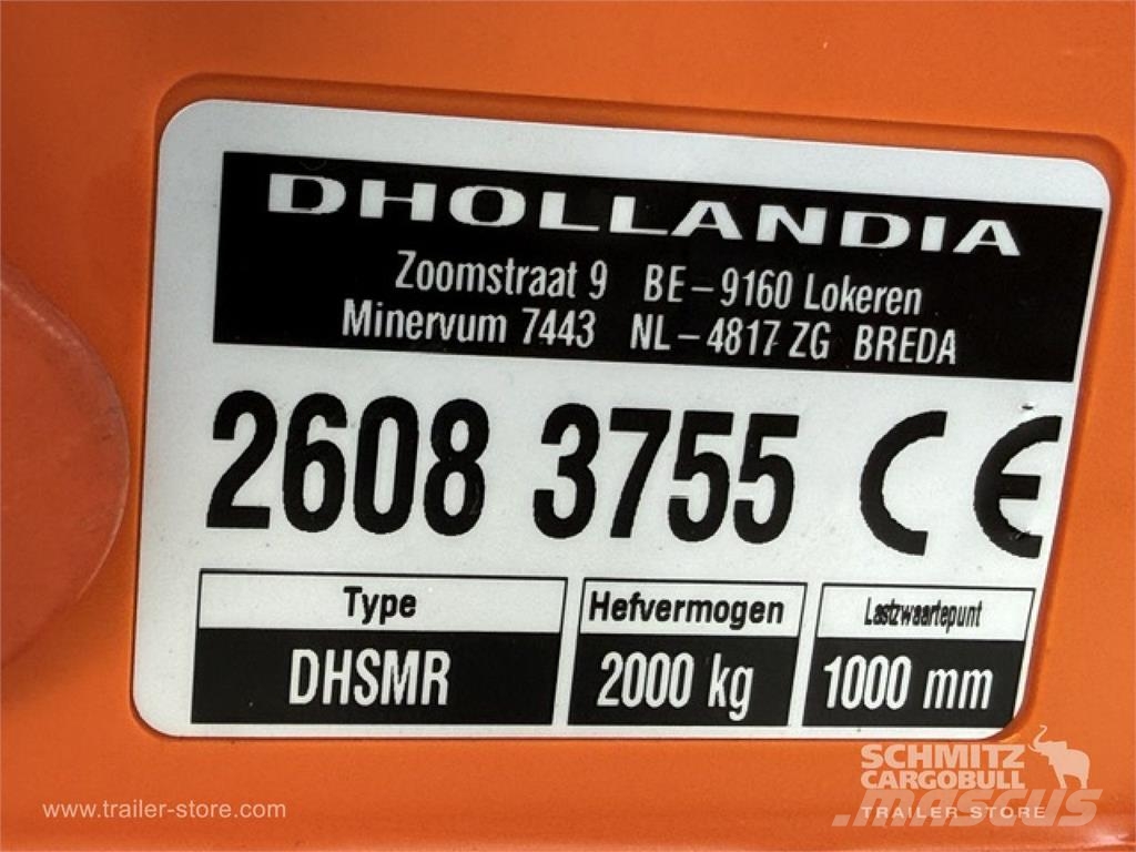 Schmitz Cargobull Dryfreight Standard Taillift نصف مقطورات ذات هيكل صندوقي