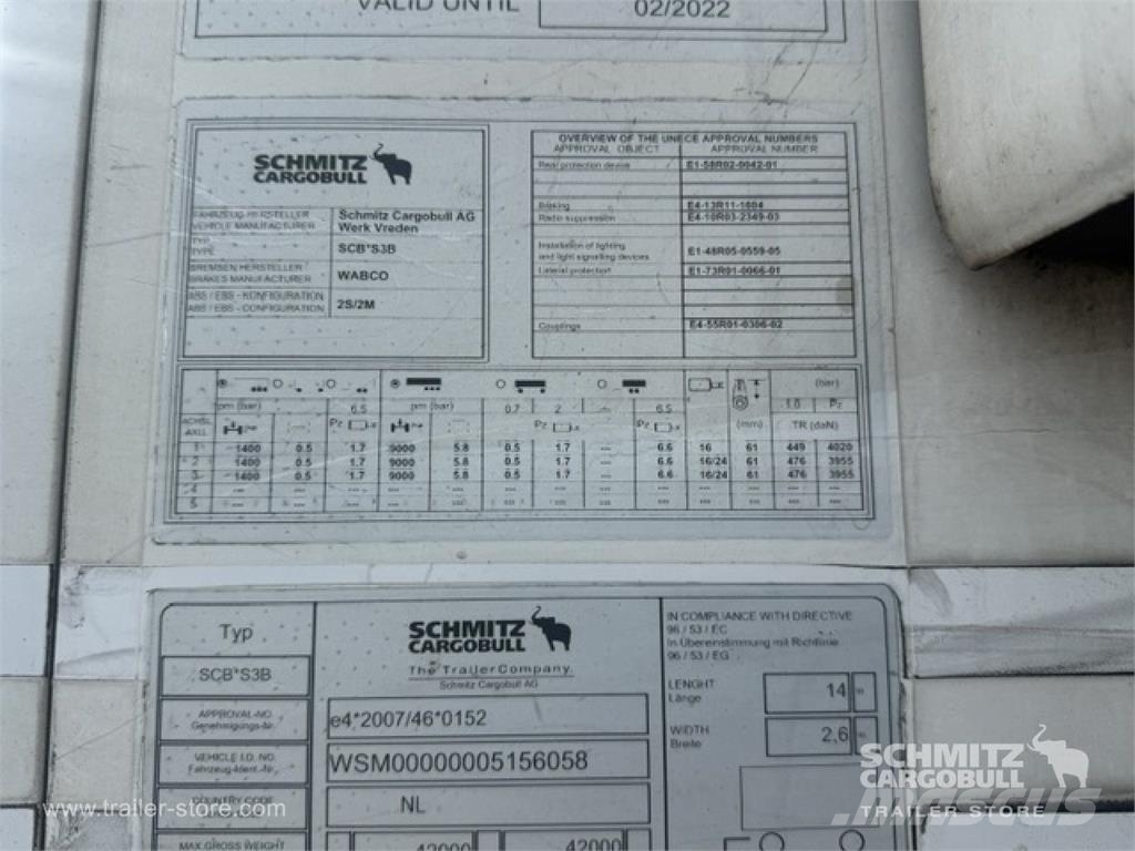 Schmitz Cargobull Reefer Multitemp Koel-vries opleggers