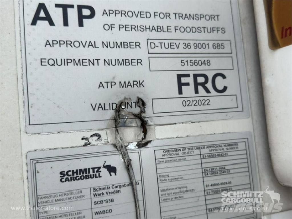 Schmitz Cargobull Reefer Multitemp Piekabes ar temperatūras kontroli