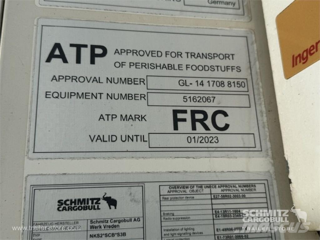 Schmitz Cargobull Reefer Standard Temperature controlled semi-trailers