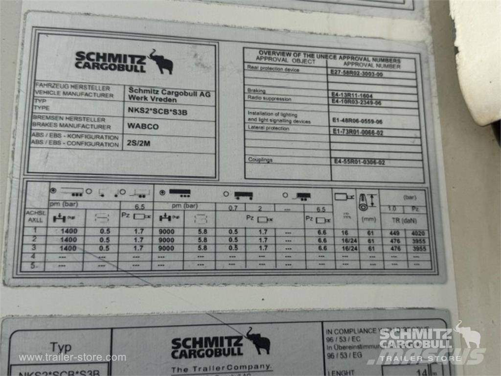 Schmitz Cargobull Reefer Standard Temperature controlled semi-trailers