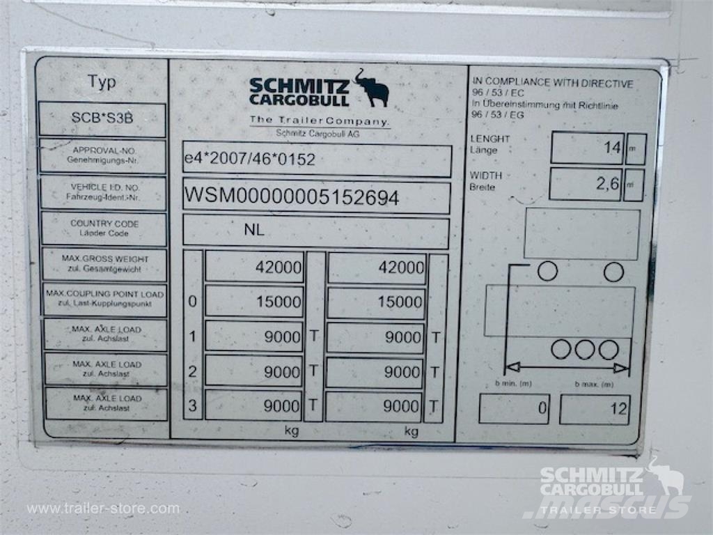 Schmitz Cargobull Reefer Standard Temperature controlled semi-trailers