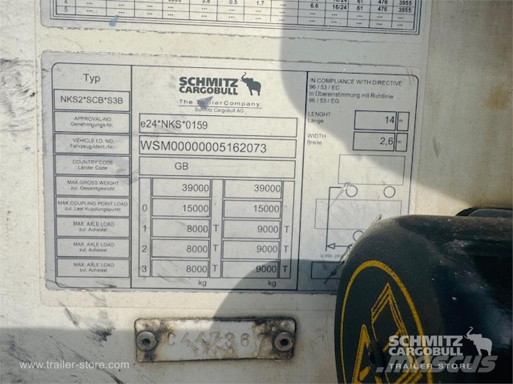 Schmitz Cargobull Reefer Standard Taillift Hladilne polprikolice