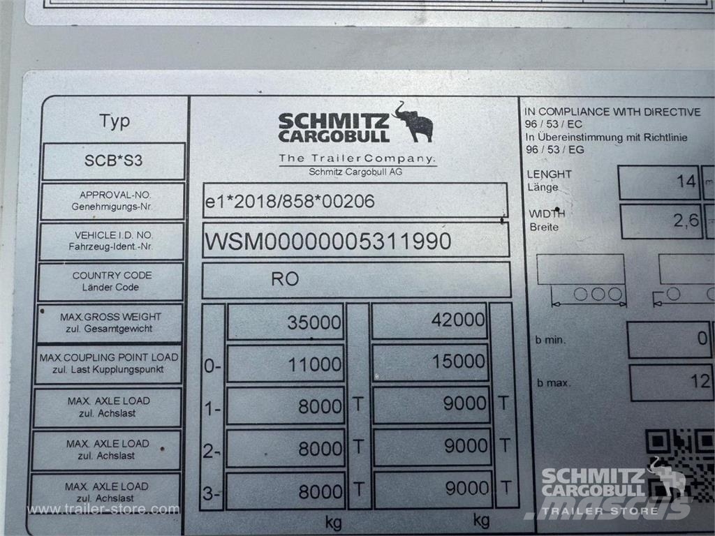 Schmitz Cargobull Reefer Standard Double deck Semi Reboques Isotérmicos