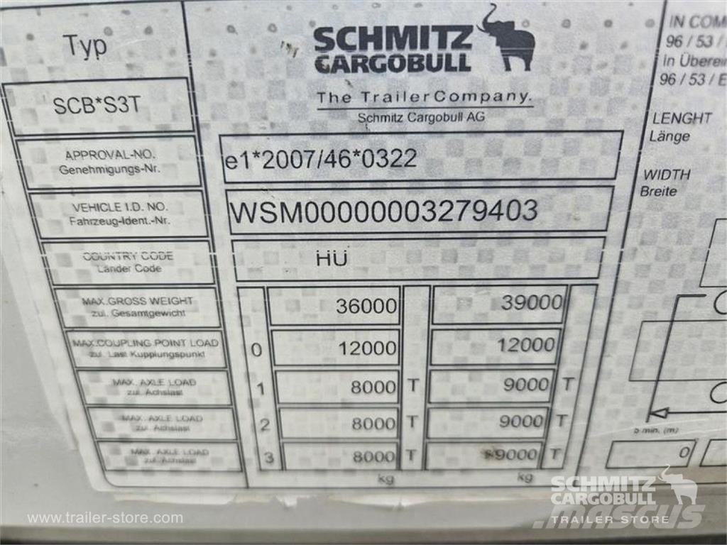 Schmitz Cargobull Curtainsider Mega Plachtové návesy