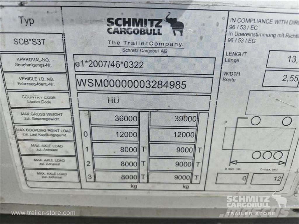 Schmitz Cargobull Curtainsider Mega نصف مقطورات بباب جانبي