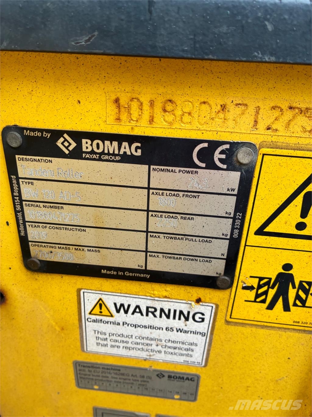 Bomag BW120 Építőipar - Egyebek