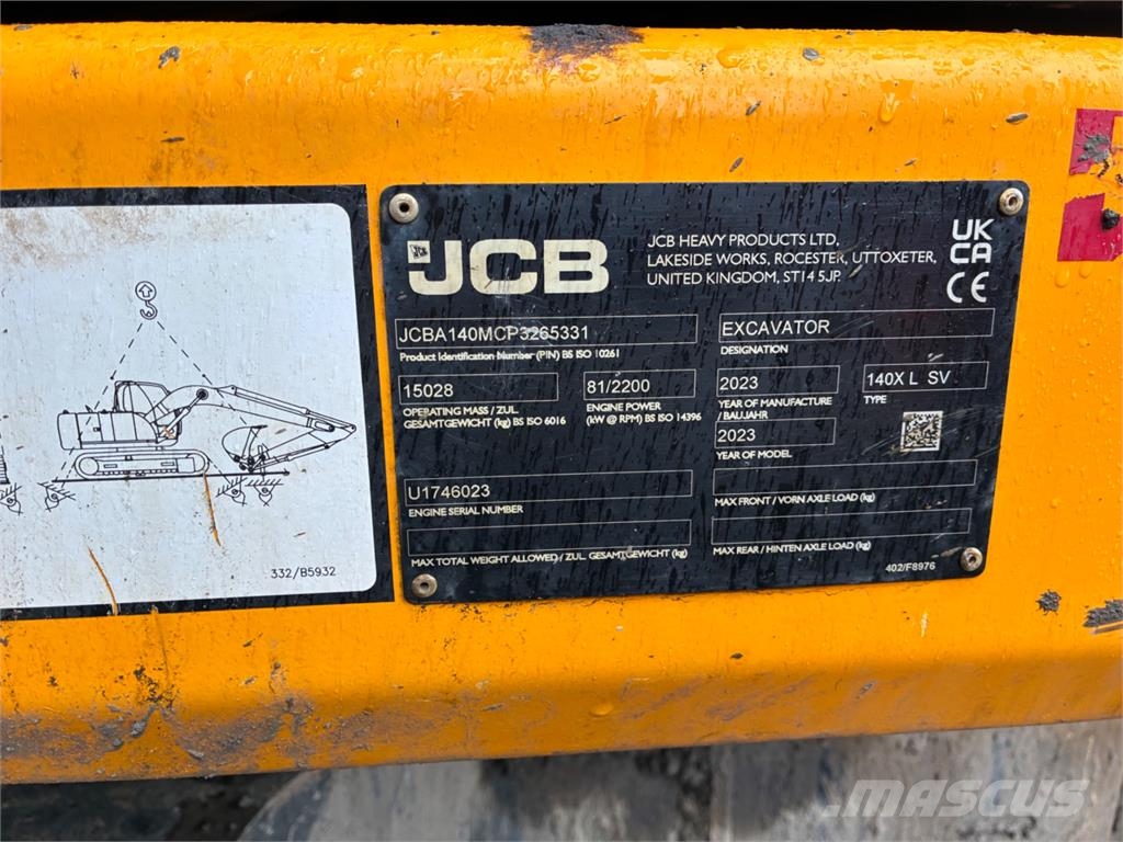 JCB 140X Escavadeiras de esteiras