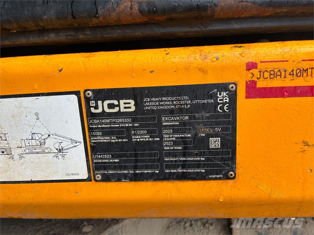 JCB 140X Escavadeiras de esteiras