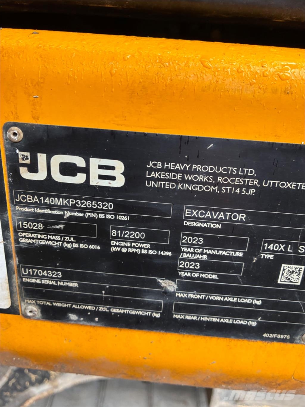 JCB 140X Raupenbagger