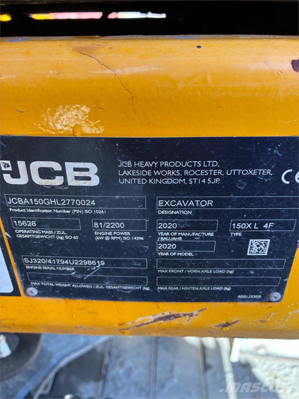 JCB 150X Bandgrävare