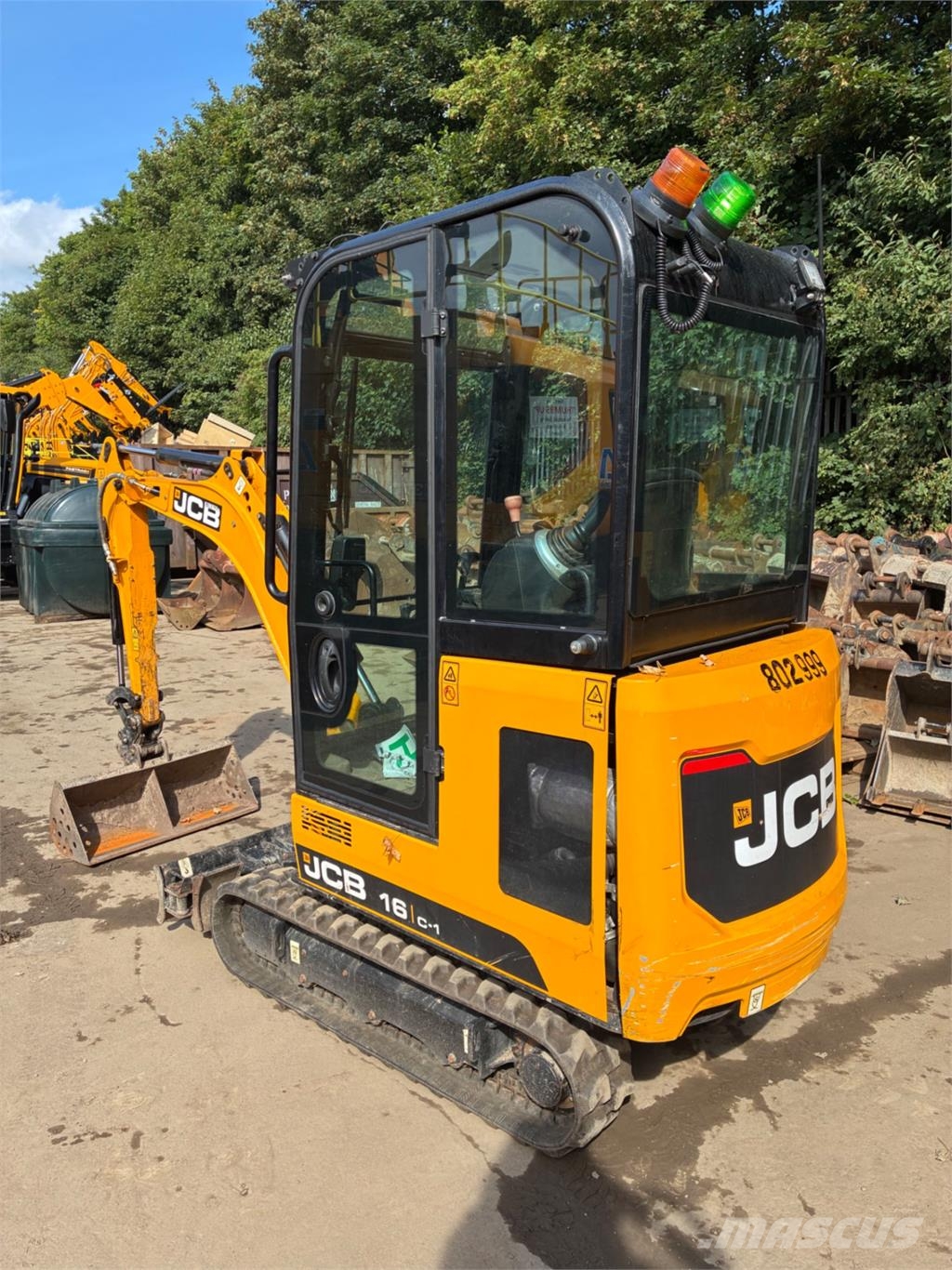 JCB 16C-1 PRO Mini ekskavatörler, 7 tona dek