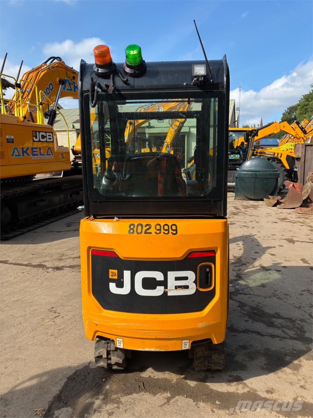 JCB 16C-1 PRO Mini ekskavatörler, 7 tona dek