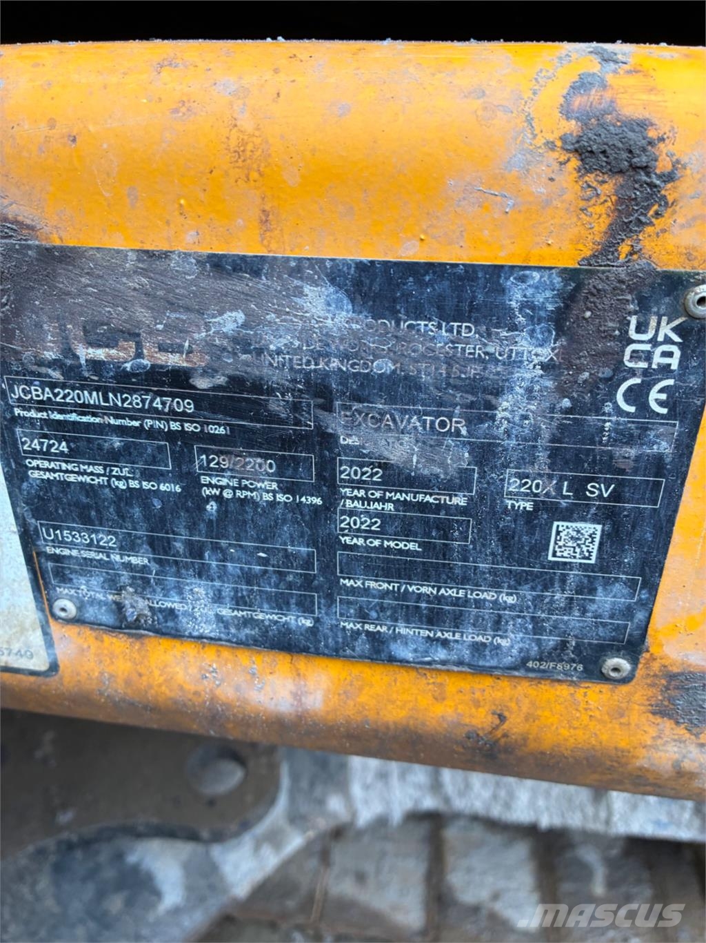 JCB 220X Crawler excavators