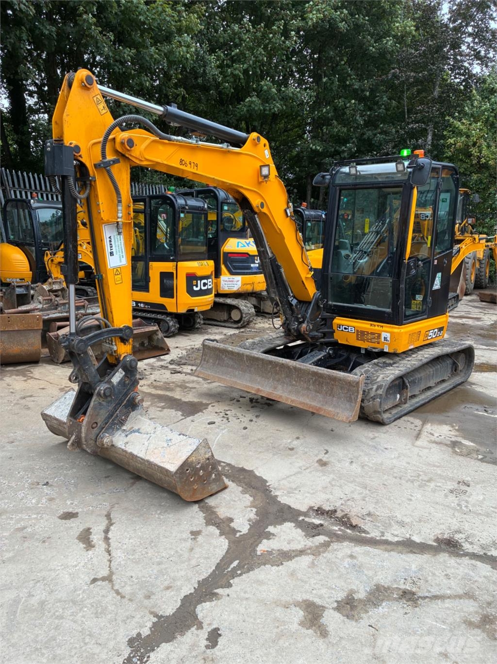 JCB 50Z Minigraafmachines < 7t