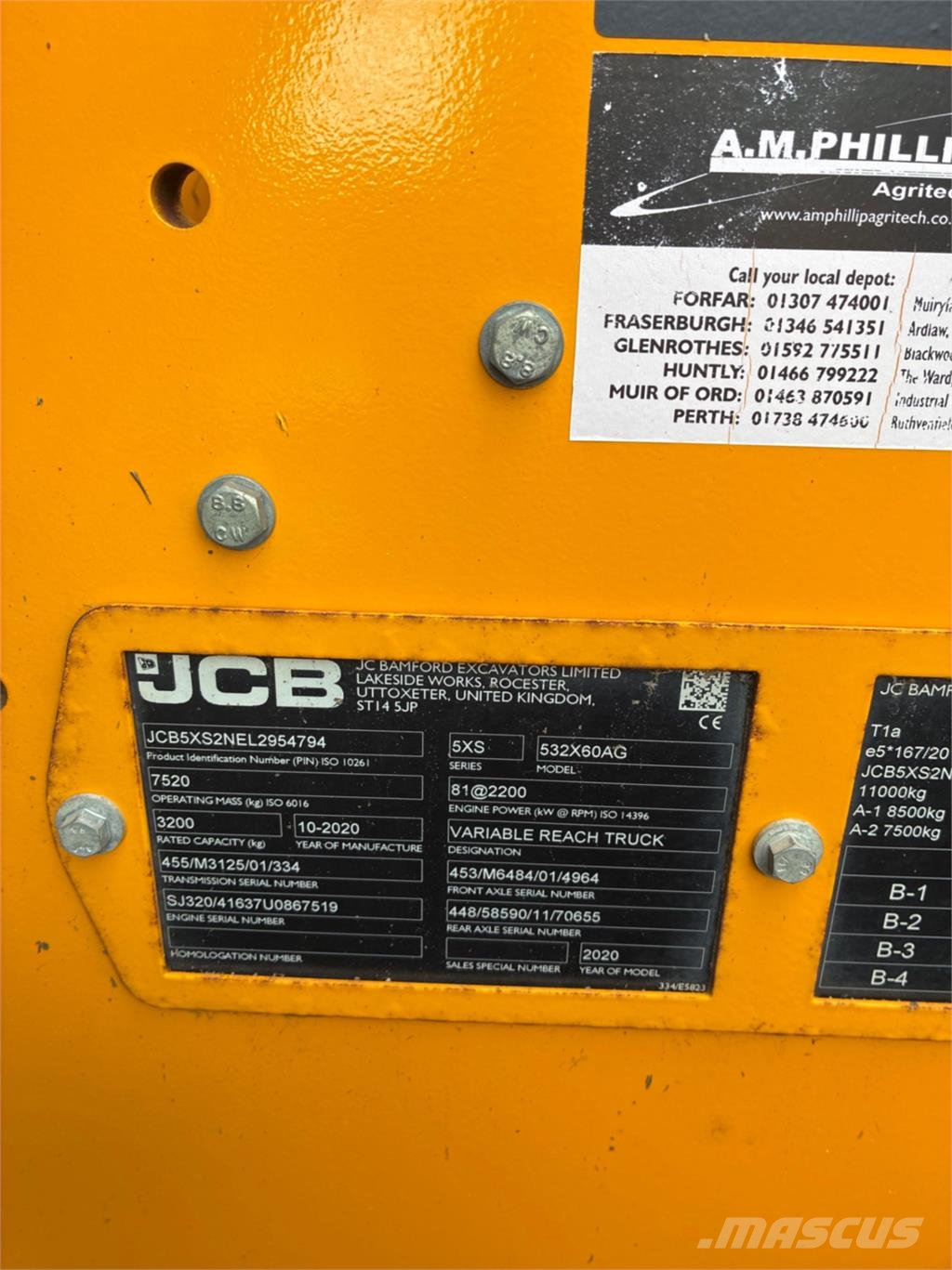 JCB 532-60 AGRI Telescopic handlers