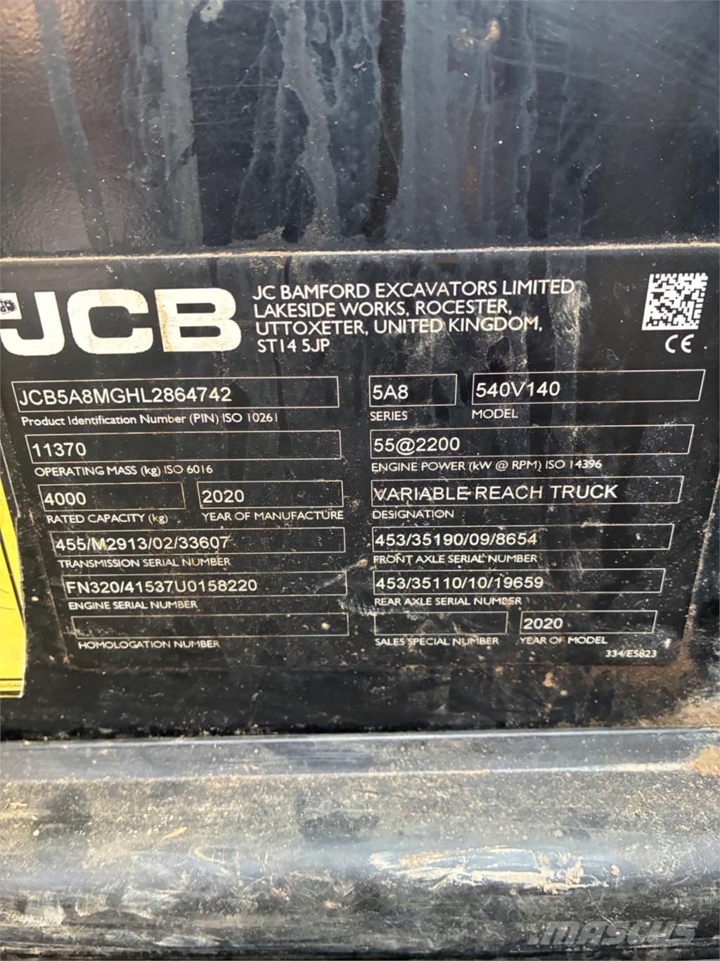 JCB 540-140 Sollevatori telescopici