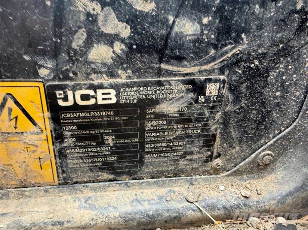 JCB 540-170 Teleskopiniai krautuvai