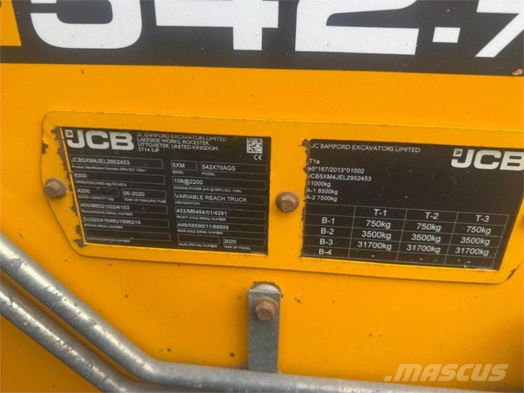 JCB 542-70 AGRI SUPER Telescopic handlers