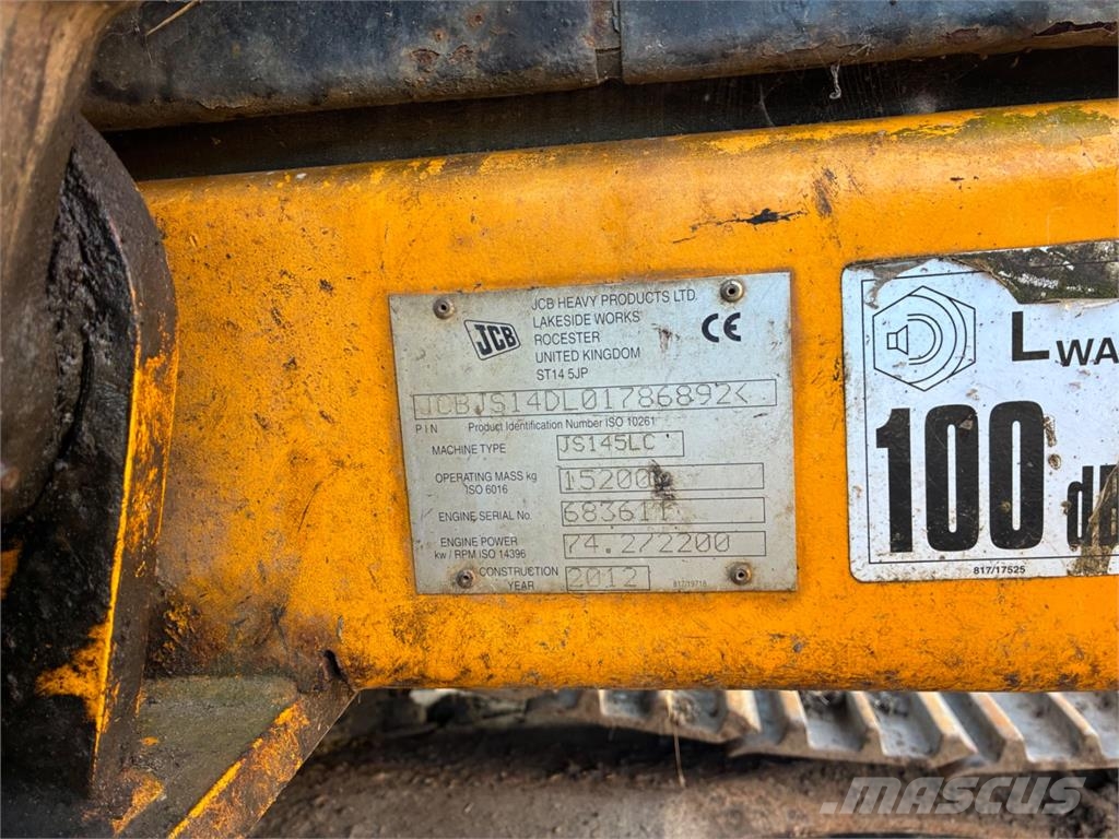 JCB JS145LC Crawler excavators