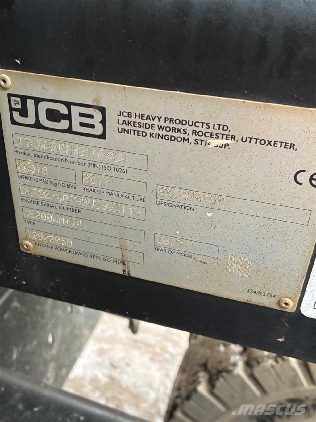 JCB JS200W Construction - Others
