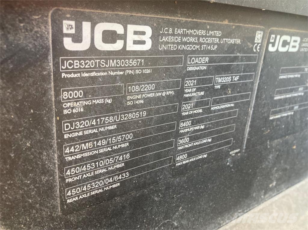 JCB TM320S Costruzioni - Altro