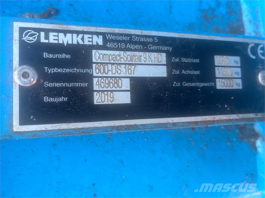 Lemken 6M TRAILED G&F DRILL Άλλα γεωργικά μηχανήματα