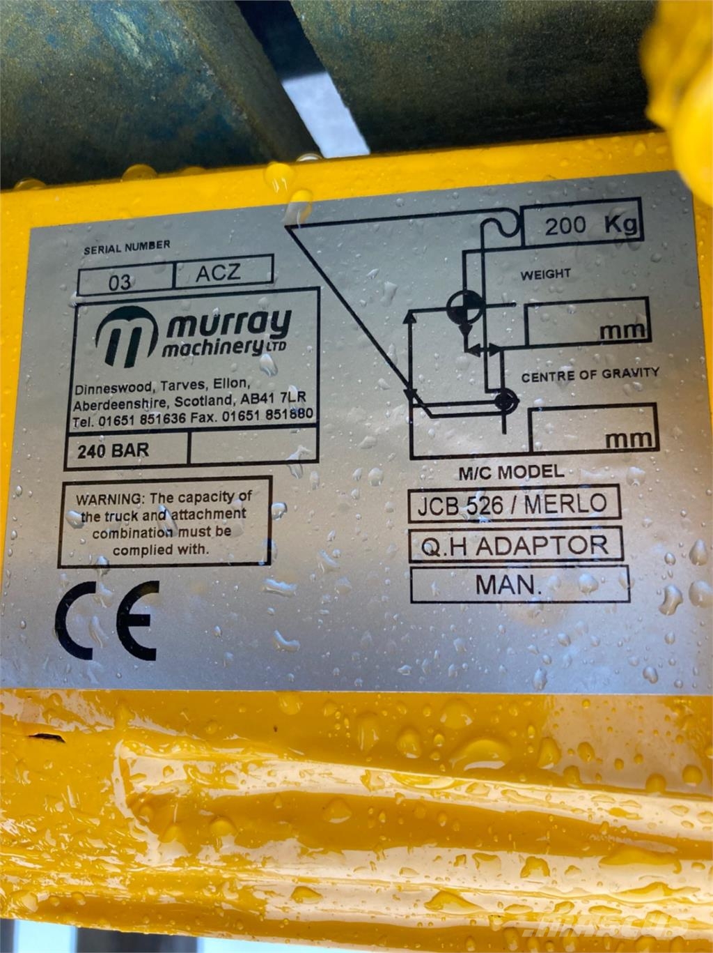Murray ATTACHEMENTS MERLO 530-60 Andere Zubehörteile